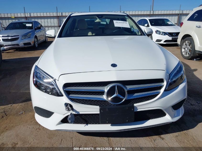 2019 Mercedes-Benz C 300 4Matic VIN: 55SWF8EB3KU316562 Lot: 40366875