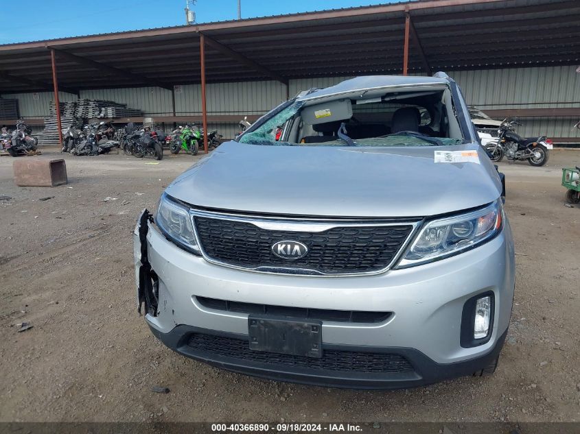 2014 Kia Sorento Lx VIN: 5XYKT4A62EG449563 Lot: 40366890