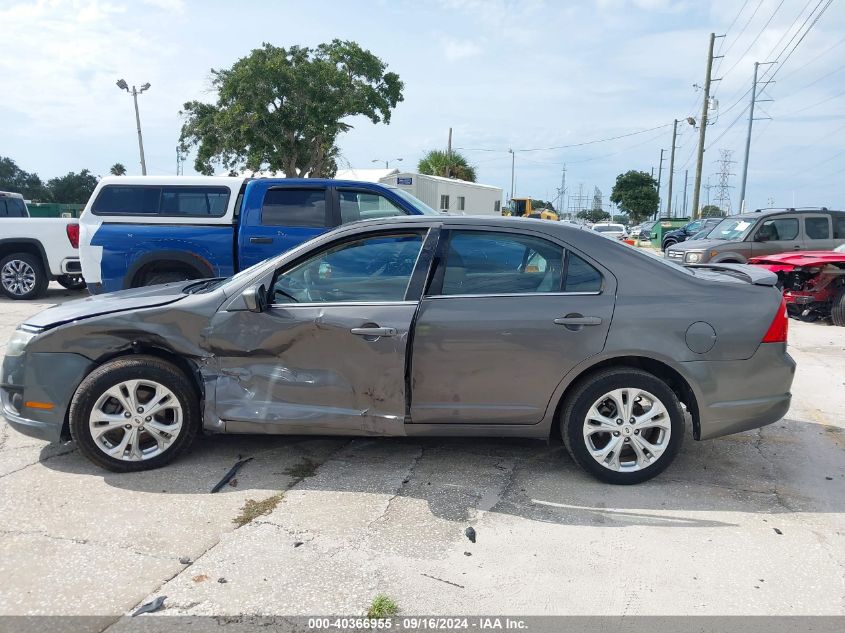 2012 Ford Fusion Se VIN: 3FAHP0HA1CR288407 Lot: 40366955