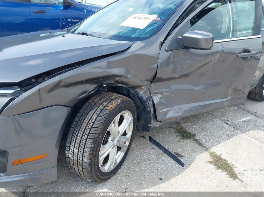 2012 Ford Fusion Se VIN: 3FAHP0HA1CR288407 Lot: 40366955