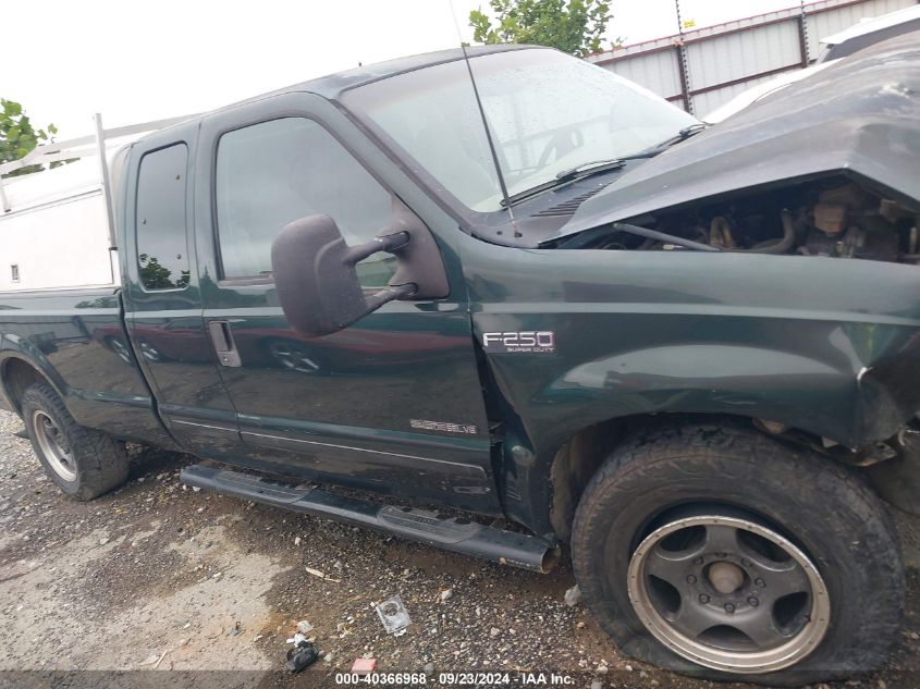 2001 Ford F-250 Lariat/Xl/Xlt VIN: 1FTNX20F11EA16231 Lot: 40366968