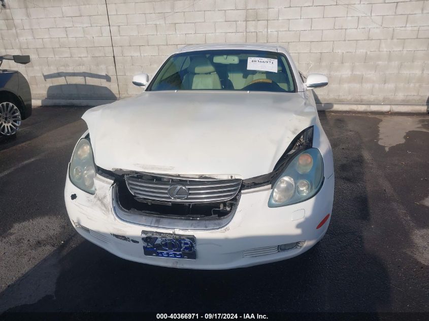 2005 Lexus Sc 430 VIN: JTHFN48Y850064001 Lot: 40366971