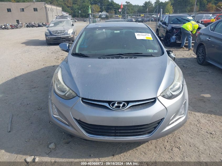 2016 Hyundai Elantra Se/Sport/Limited VIN: 5NPDH4AE8GH730506 Lot: 40366973