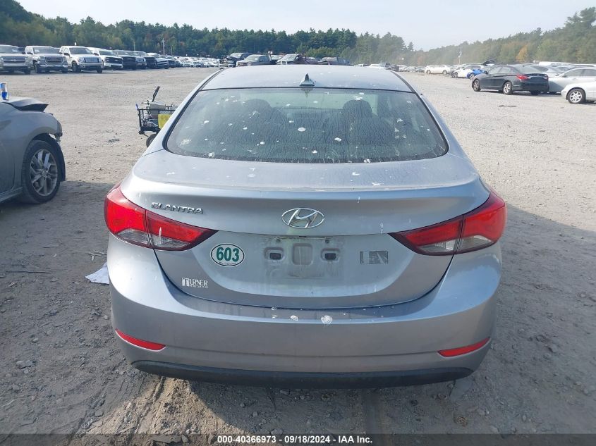 2016 Hyundai Elantra Se/Sport/Limited VIN: 5NPDH4AE8GH730506 Lot: 40366973