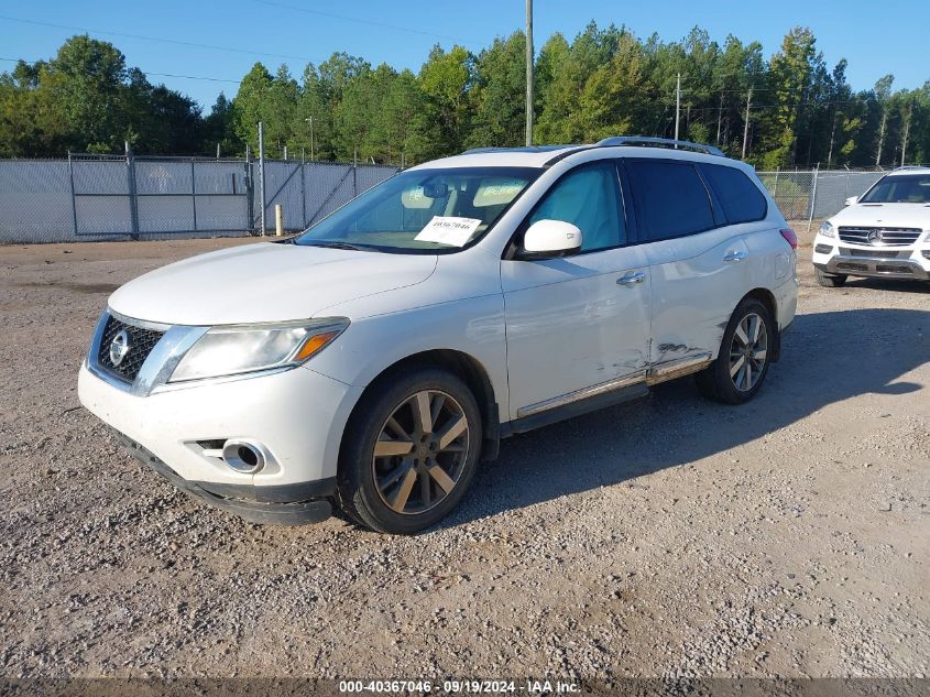 2014 Nissan Pathfinder Platinum VIN: 5N1AR2MN2EC680304 Lot: 40367046