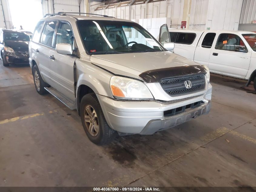 2005 Honda Pilot Ex-L VIN: 2HKYF187X5H565651 Lot: 40367060