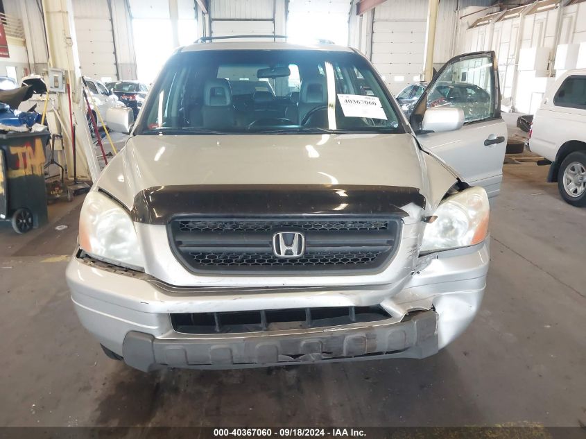 2005 Honda Pilot Ex-L VIN: 2HKYF187X5H565651 Lot: 40367060