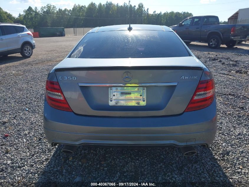 2013 Mercedes-Benz C 350 Sport 4Matic VIN: WDDGJ8JB8DG027119 Lot: 40367065