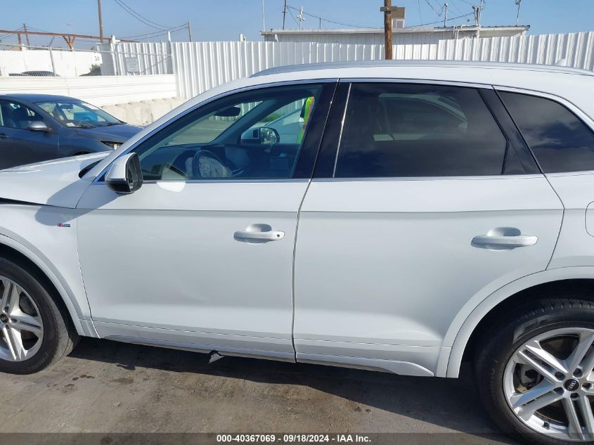 2022 Audi Q5 Premium 55 Tfsi E S Line Quattro S Tronic VIN: WA1G2AFY1N2082855 Lot: 40367069