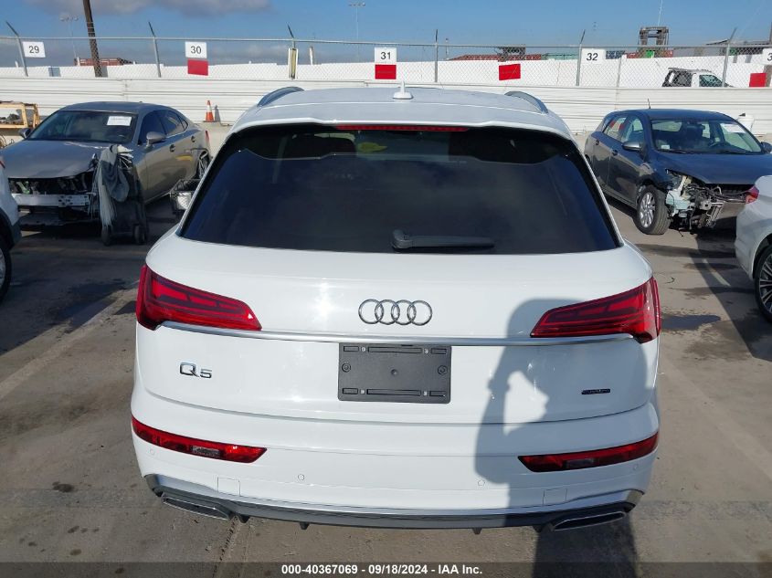 2022 Audi Q5 Premium 55 Tfsi E S Line Quattro S Tronic VIN: WA1G2AFY1N2082855 Lot: 40367069