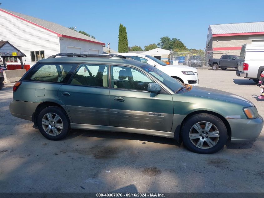 2004 Subaru Outback H6-3.0 W/35Th Anniversary Edition VIN: 4S3BH815647645999 Lot: 40367076