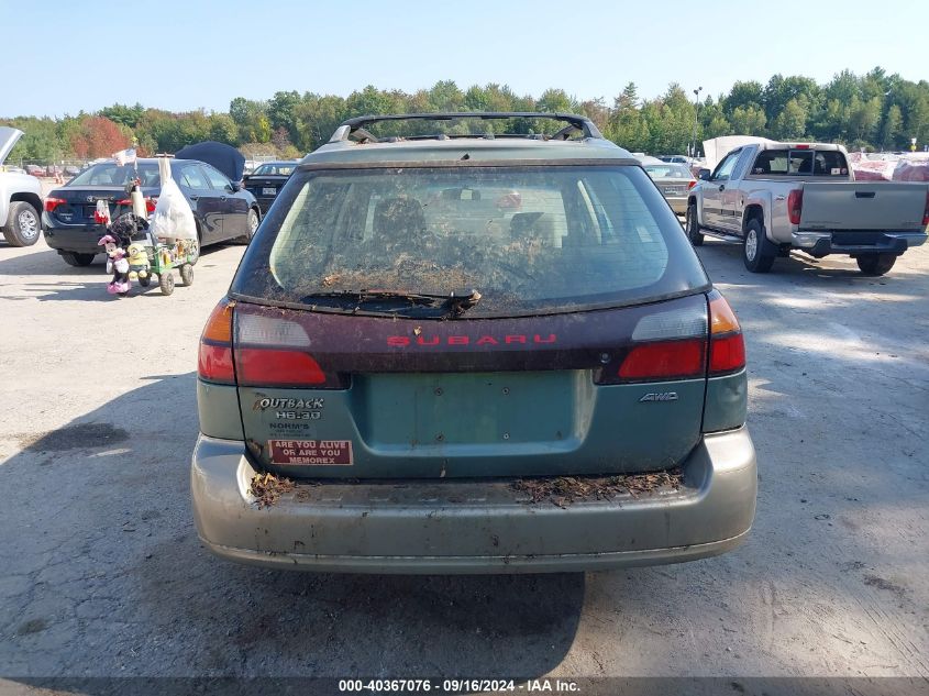 2004 Subaru Outback H6-3.0 W/35Th Anniversary Edition VIN: 4S3BH815647645999 Lot: 40367076