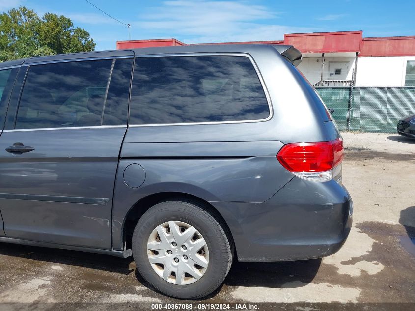 2010 Honda Odyssey Lx VIN: 5FNRL3H26AB110205 Lot: 40367088