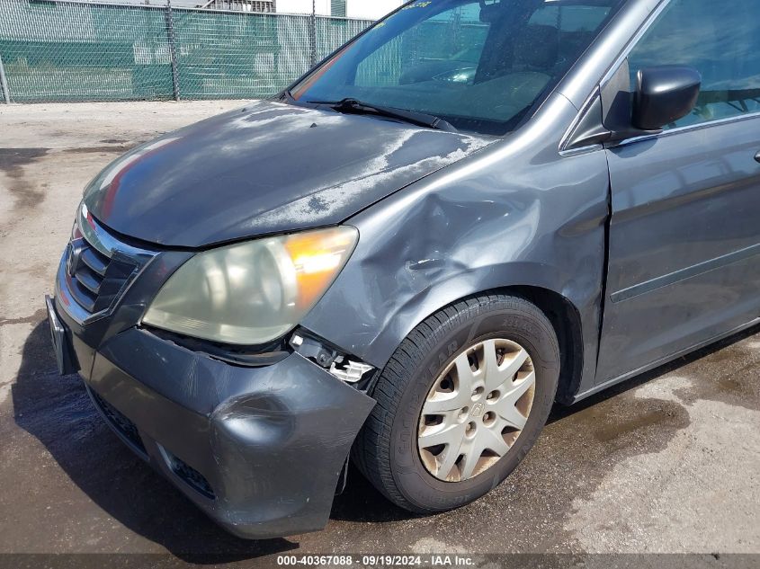 2010 Honda Odyssey Lx VIN: 5FNRL3H26AB110205 Lot: 40367088