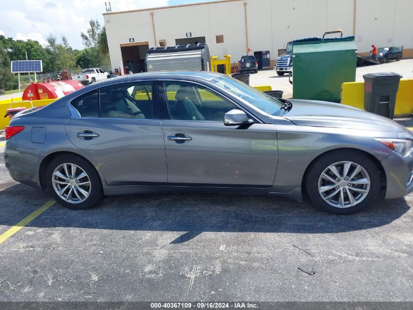 2017 Infiniti Q50 3.0T Premium VIN: JN1EV7AR4HM839587 Lot: 40367109