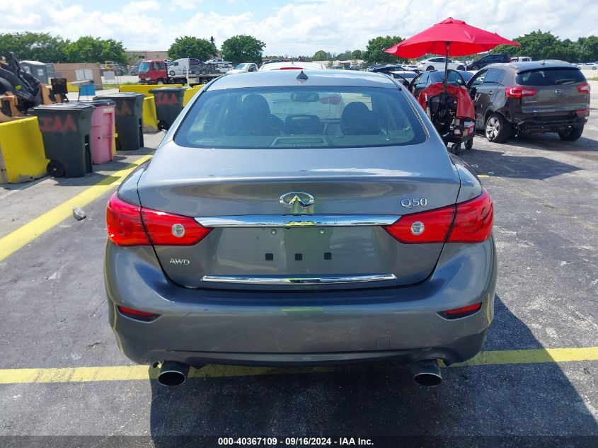 2017 Infiniti Q50 3.0T Premium VIN: JN1EV7AR4HM839587 Lot: 40367109