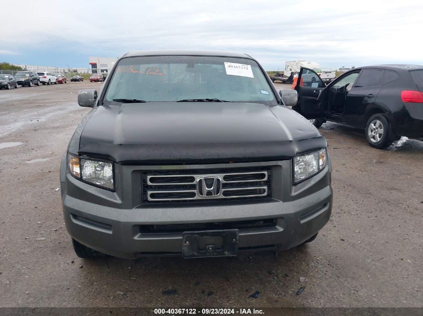 2007 Honda Ridgeline Rts VIN: 2HJYK16407H507575 Lot: 40367122