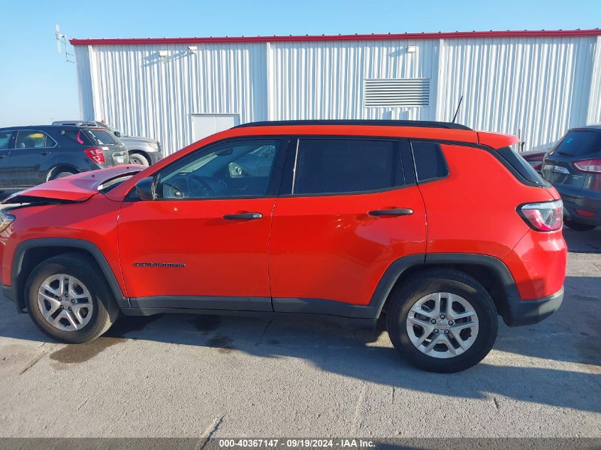 3C4NJCAB4JT140111 2018 Jeep Compass Sport Fwd