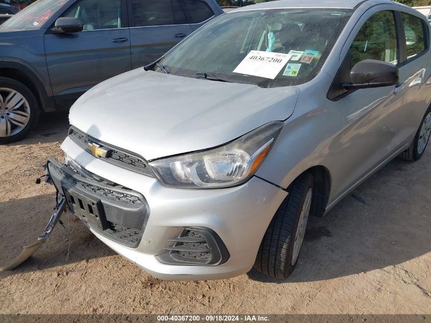 2018 Chevrolet Spark Ls VIN: KL8CB6SA6JC442063 Lot: 40367200