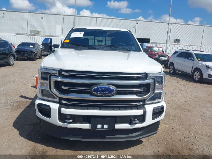 2020 Ford F-250 Platinum VIN: 1FT7W2BN9LEE94805 Lot: 40367243