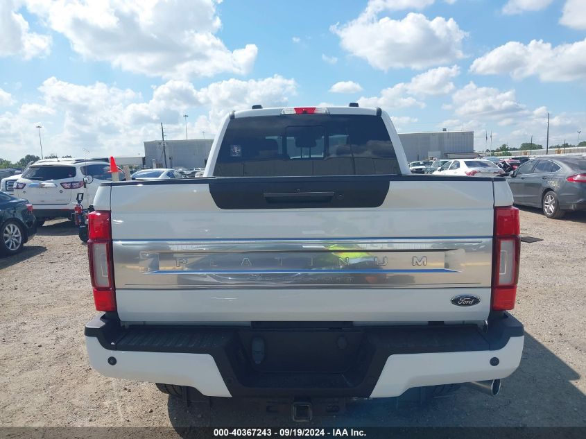 2020 Ford F-250 Platinum VIN: 1FT7W2BN9LEE94805 Lot: 40367243