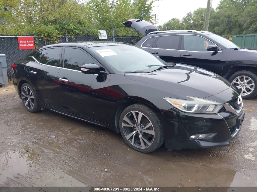 2016 Nissan Maxima 3.5 Platinum VIN: 1N4AA6AP2GC386564 Lot: 40367291