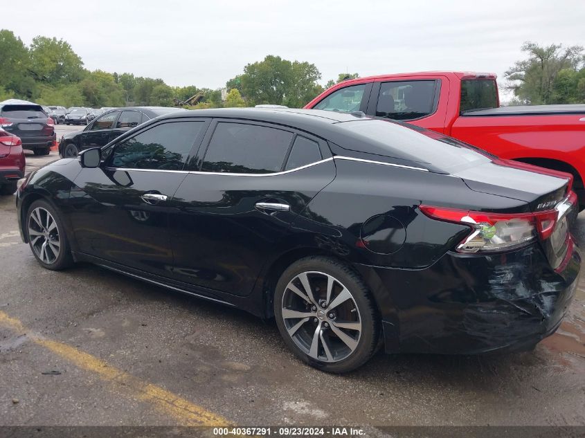 2016 Nissan Maxima 3.5 Platinum VIN: 1N4AA6AP2GC386564 Lot: 40367291