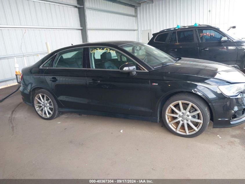 2015 Audi A3 2.0T Premium VIN: WAUKFGFF0F1091251 Lot: 40367304