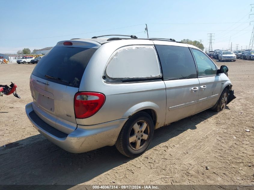 2007 Dodge Grand Caravan Sxt VIN: 2D4GP44L07R357199 Lot: 40367314