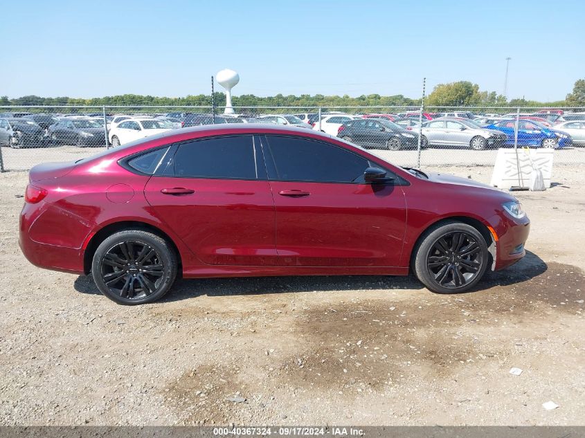 2017 Chrysler 200 Touring VIN: 1C3CCCFB9HN508954 Lot: 40367324