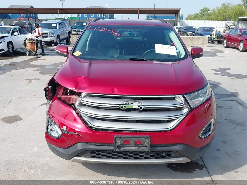 2015 Ford Edge Sel VIN: 2FMTK4J87FBB53075 Lot: 40367348