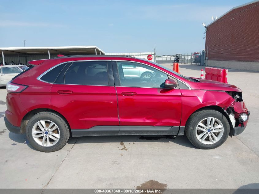 2015 Ford Edge Sel VIN: 2FMTK4J87FBB53075 Lot: 40367348