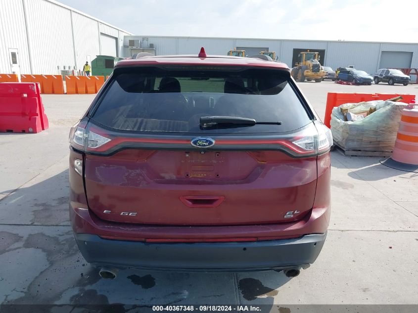 2015 Ford Edge Sel VIN: 2FMTK4J87FBB53075 Lot: 40367348