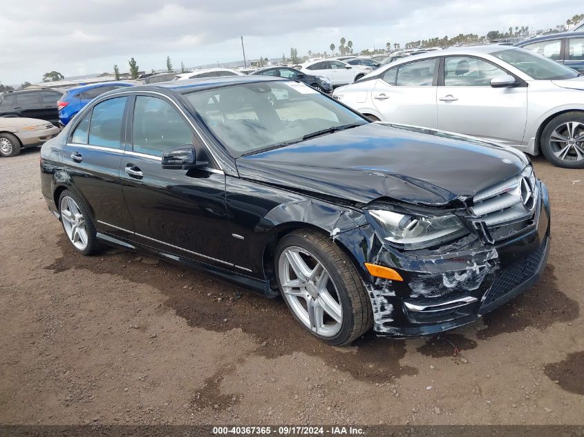 VIN WBA3N7C55EF718577 2012 MERCEDES-BENZ C 250 no.1