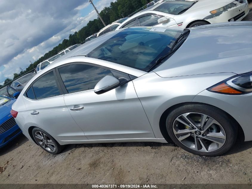 2017 HYUNDAI ELANTRA LIMITED - 5NPD84LF9HH024703