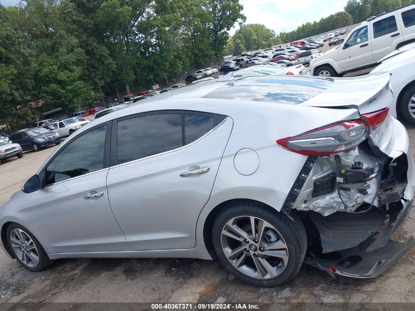 2017 Hyundai Elantra Limited VIN: 5NPD84LF9HH024703 Lot: 40367371