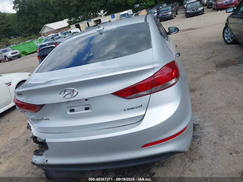 2017 HYUNDAI ELANTRA LIMITED - 5NPD84LF9HH024703