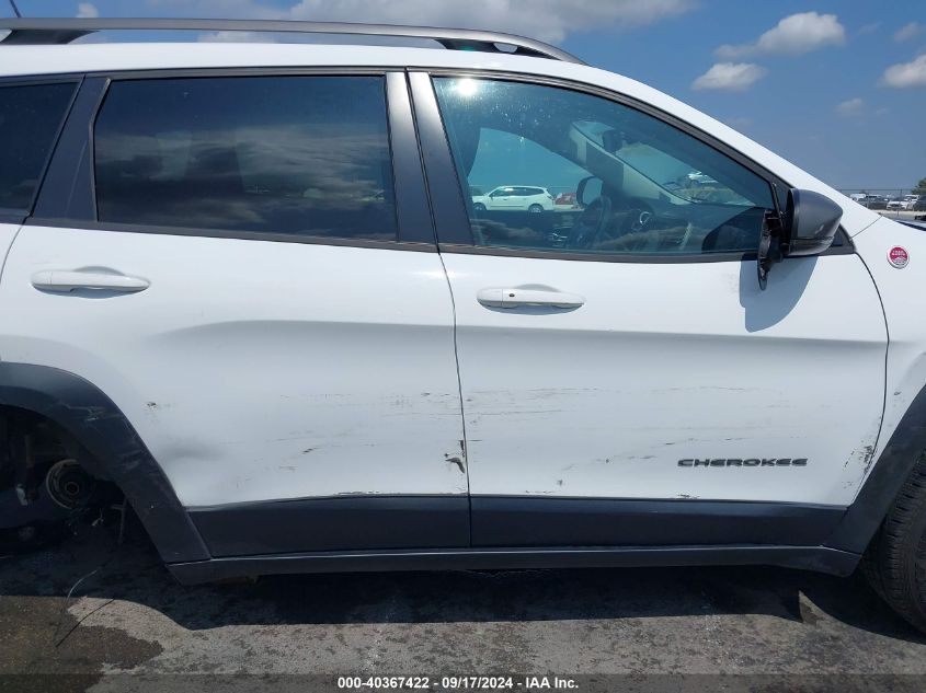 2019 Jeep Cherokee Trailhawk 4X4 VIN: 1C4PJMBX0KD422116 Lot: 40367422