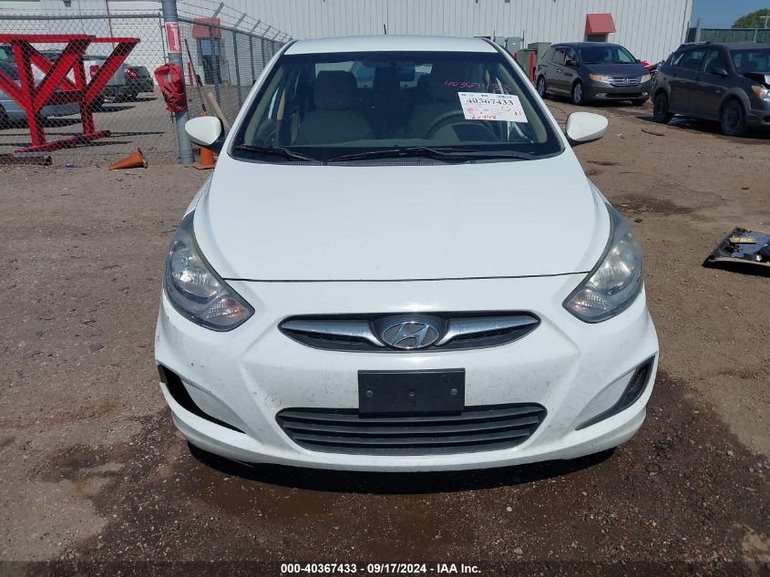 2012 Hyundai Accent Gls VIN: KMHCT4AE4CU208249 Lot: 40367433