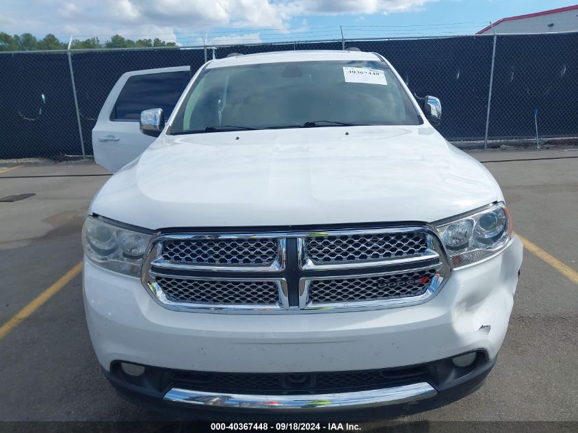 2013 Dodge Durango Citadel VIN: 1C4RDHEG1DC592853 Lot: 40367448