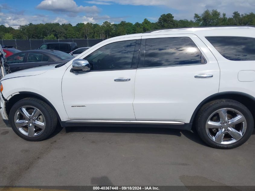 2013 Dodge Durango Citadel VIN: 1C4RDHEG1DC592853 Lot: 40367448