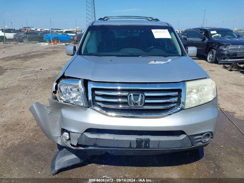 2013 Honda Pilot Ex-L VIN: 5FNYF3H5XDB031847 Lot: 40367473