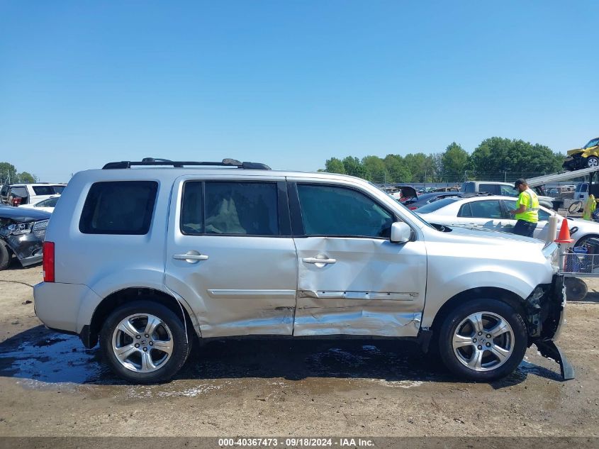 2013 Honda Pilot Ex-L VIN: 5FNYF3H5XDB031847 Lot: 40367473