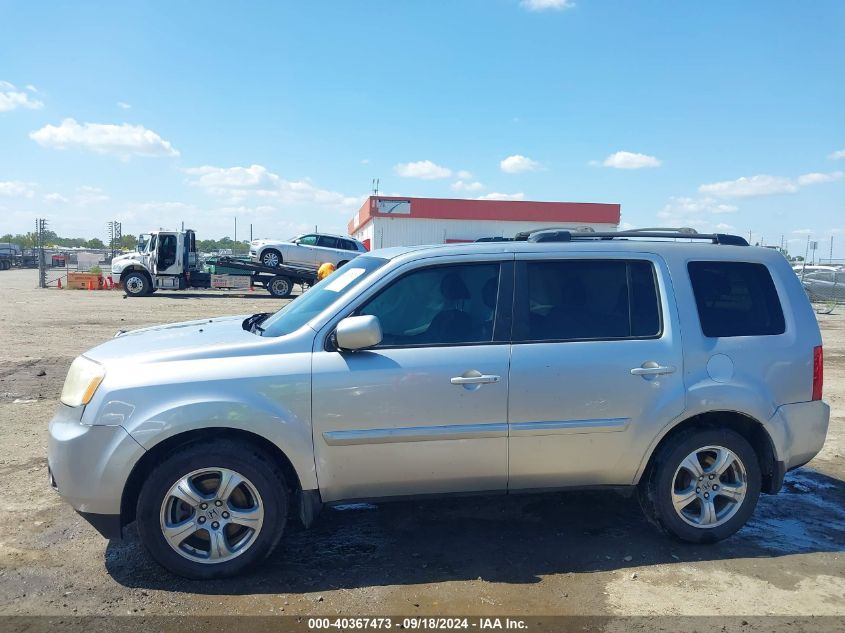 2013 Honda Pilot Ex-L VIN: 5FNYF3H5XDB031847 Lot: 40367473