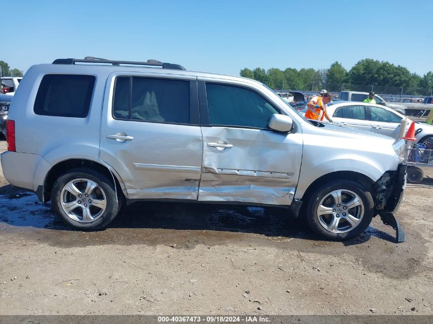 2013 Honda Pilot Ex-L VIN: 5FNYF3H5XDB031847 Lot: 40367473