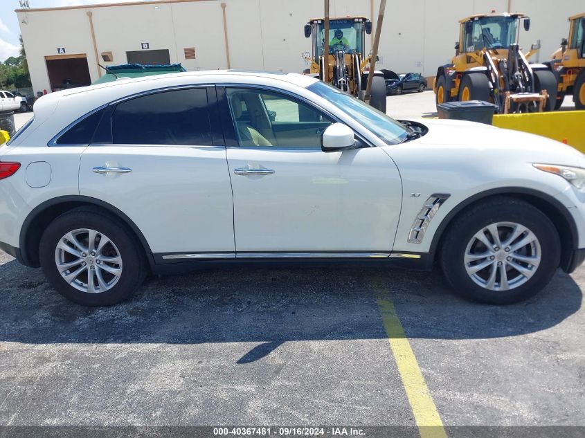 2017 Infiniti Qx70 VIN: JN8CS1MU9HM143032 Lot: 40367481