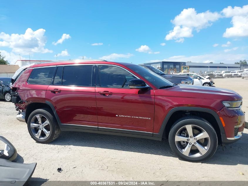 2021 Jeep Grand Cherokee L Limited 4X4 VIN: 1C4RJKBG2M8101252 Lot: 40367531