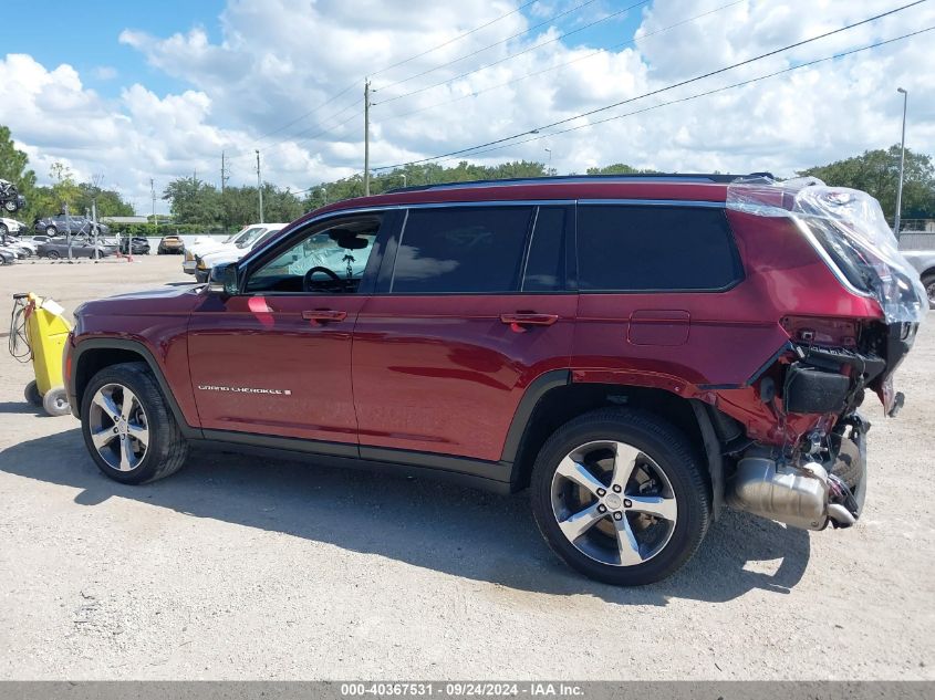 2021 Jeep Grand Cherokee L Limited 4X4 VIN: 1C4RJKBG2M8101252 Lot: 40367531