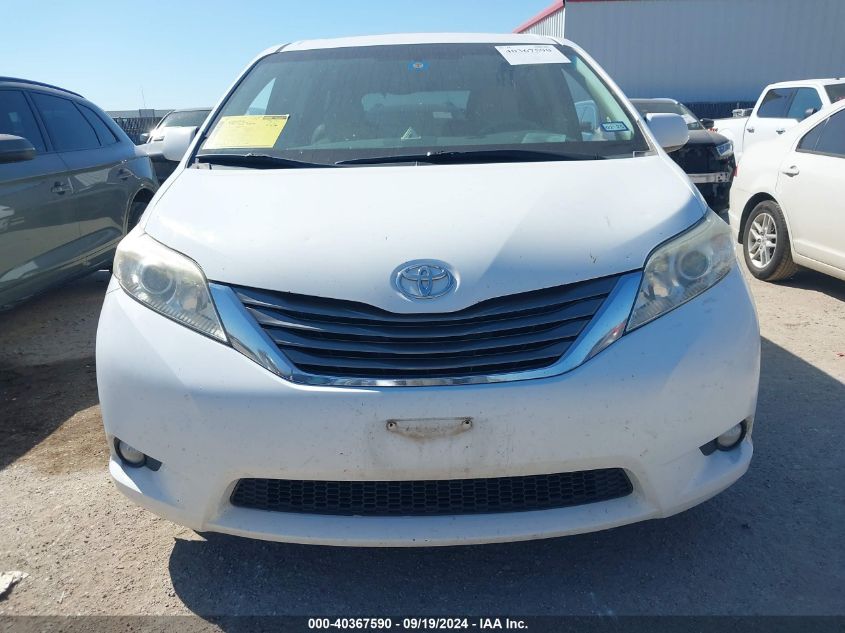 2013 Toyota Sienna Xle V6 8 Passenger VIN: 5TDYK3DC2DS405282 Lot: 40367590