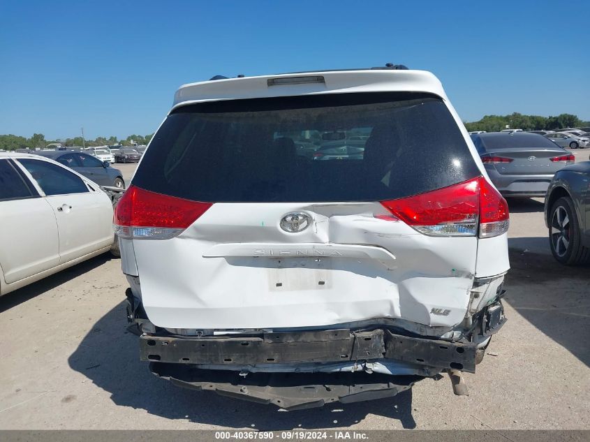 2013 Toyota Sienna Xle V6 8 Passenger VIN: 5TDYK3DC2DS405282 Lot: 40367590